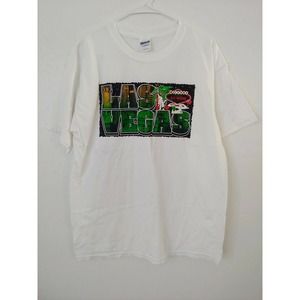 Gildan Las Vegas Nevada White Mens Tee Shirt